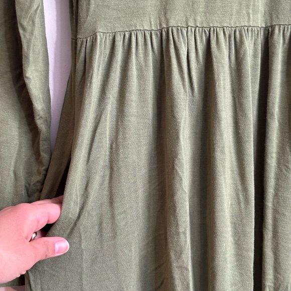 DB moon Elegant Green Long Sleeve Dress - Picture 7 of 9